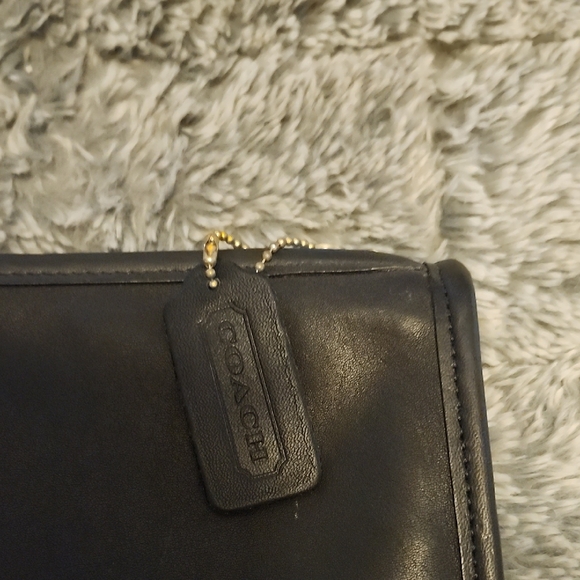 Coach Black Leather Bag - Picture 2 of 4